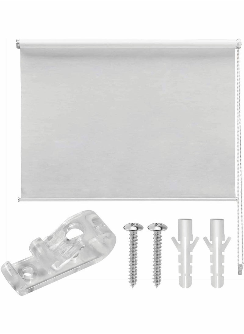 Clear Roller Blind Clips with Screws for Vertical Roman Blinds Child Safety Cord Control