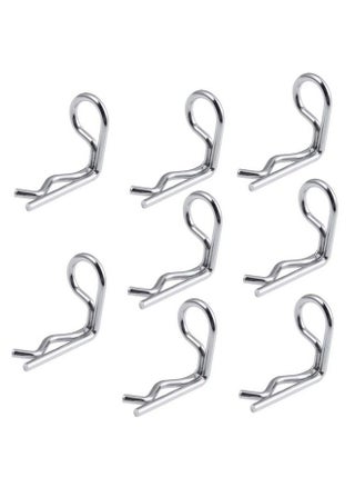 Rc Body Clips 90 Degree Angle Springy Pins For All 1/8 Scale & Traxxas 1/10 Slash Vxl Rustler Stampede Trx 4 Car Crawler Truck Buggy Drift Touring (20 Pack) (Sliver) - pzsku/Z59190CA158F65AE6E01DZ/45/_/1692172043/750ac22c-e832-46f1-8c74-8de89aef8dab