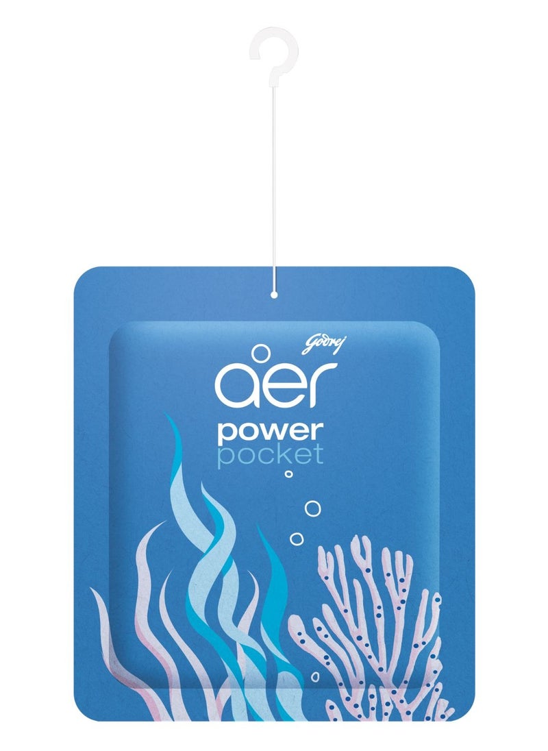 Godrej Aer Power Pocket Bathroom Fragrance Sea Breeze 10g  - Image 3