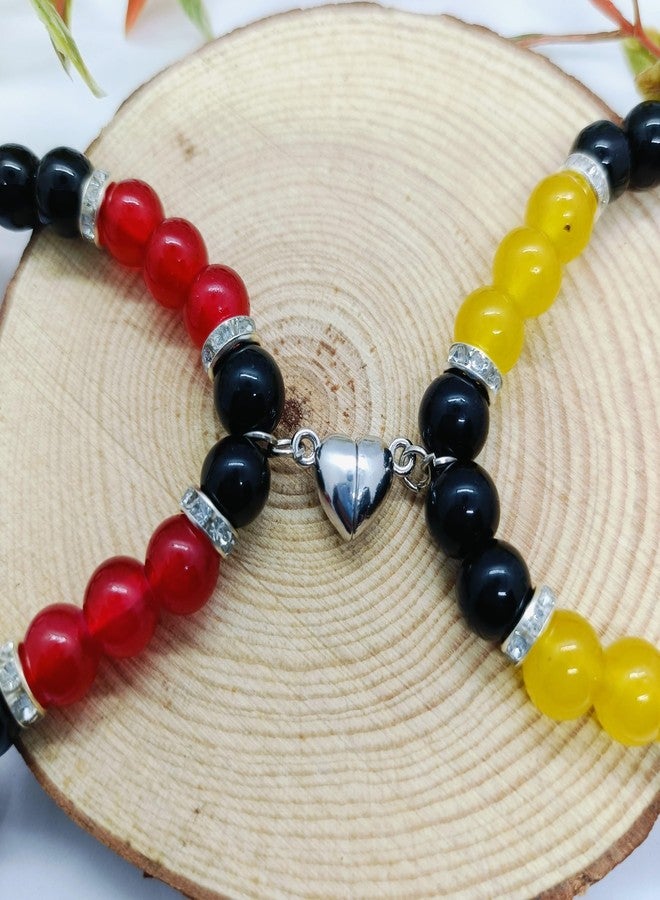 SUPER SOFTENER Spider Batman Matching Bracelets for Couples, Valentine's Day Bracelets Gifts for BF GF, Magnetic Friendship Spider Jewelry Gifts for Women Men - Image 4