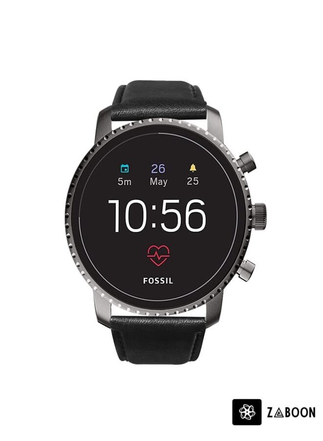 Zaboon Fossil Men Gen 4 Explorist HR Oil Wax Genuine Leather Watch Band - Image 2