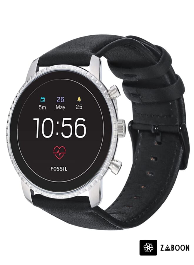 Zaboon Fossil Men Gen 4 Explorist HR Oil Wax Genuine Leather Watch Band - Image 1