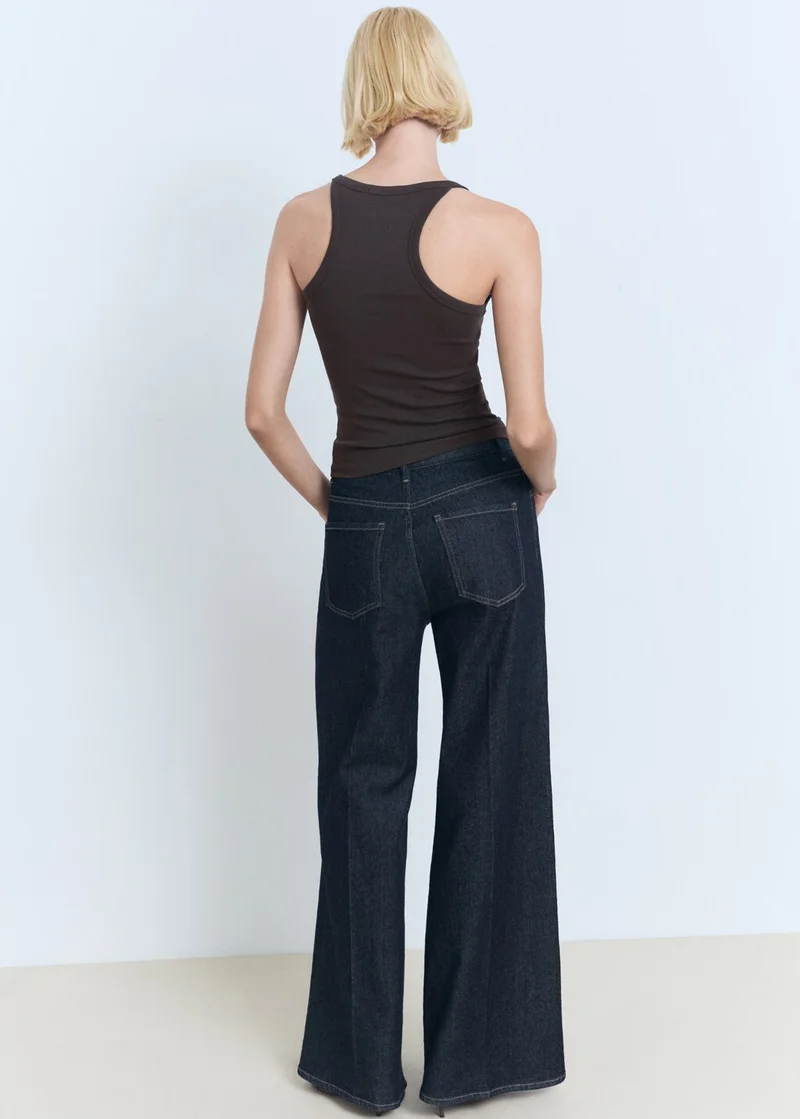 MANGO Cotton Top With Straps