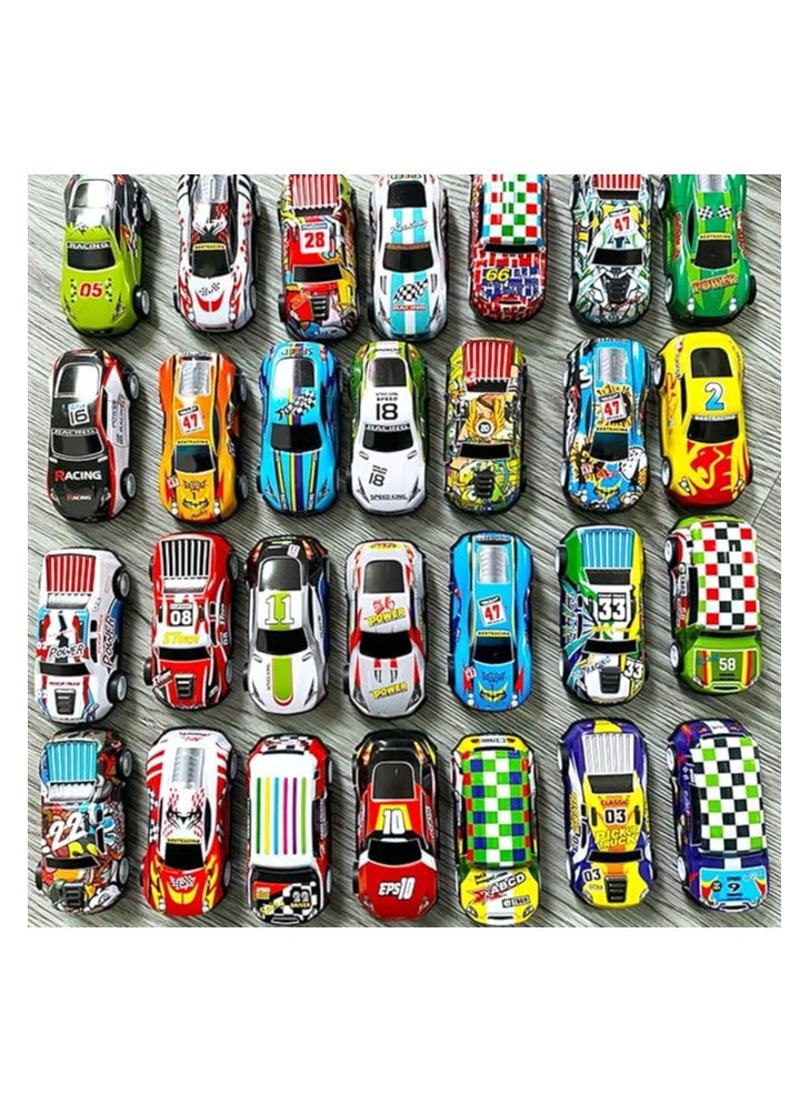 25 Piece Diecast Cars Pack Toy Playset in Storage Carrying Tub - 1:64 Scale Metal Alloy Die-cast Vehicles Collection for Kidsa5-4bbb-a886-56584ca22335 - Image 4