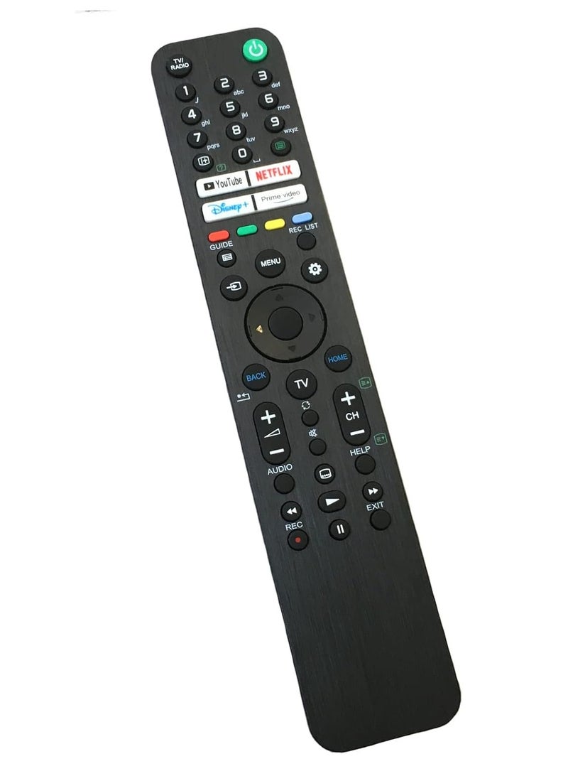 "Replacement Remote Control Compatible with Sony Bravia Smart TV XR77A80J, XR77A80CJ, XR65A80CJ, KD85X85J, KD75X79J, KD65X80CJ, KD65X79J, KD55X80CJ RMF-TX520U MG3-TX520U (No Voice Function)"