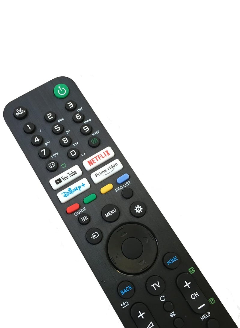 "Replacement Remote Control Compatible with Sony Bravia Smart TV XR77A80J, XR77A80CJ, XR65A80CJ, KD85X85J, KD75X79J, KD65X80CJ, KD65X79J, KD55X80CJ RMF-TX520U MG3-TX520U (No Voice Function)"