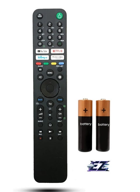 "Replacement Remote Control Compatible with Sony Bravia Smart TV XR77A80J, XR77A80CJ, XR65A80CJ, KD85X85J, KD75X79J, KD65X80CJ, KD65X79J, KD55X80CJ RMF-TX520U MG3-TX520U (No Voice Function)"