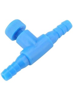 B&K Aquarium Air Valve T Shaped 2 Way Air Pump Control Valve Plastic Adjustable Fish Tank Air Control Valves Inline Tubing Connectors 5Pcs