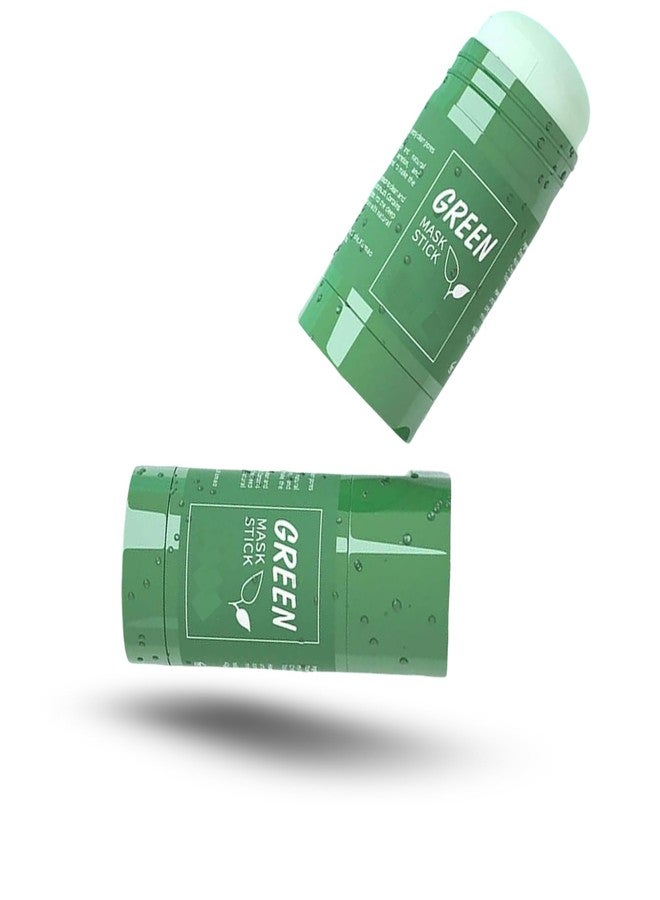 Glowhouse Green Tea Stick Face Mask For Blackhead Remover, Anti Acne, Oil Control,Deep Clean Pore,Purifying Solid Cleansing Clay Stick Mask Skincare For Men & Women, 1 count - Image 1
