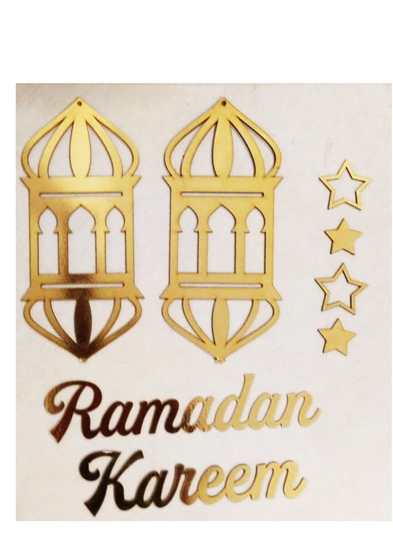 Tableau with Ramadan shapes consisting of 8 pieces of different sizes - Image 3