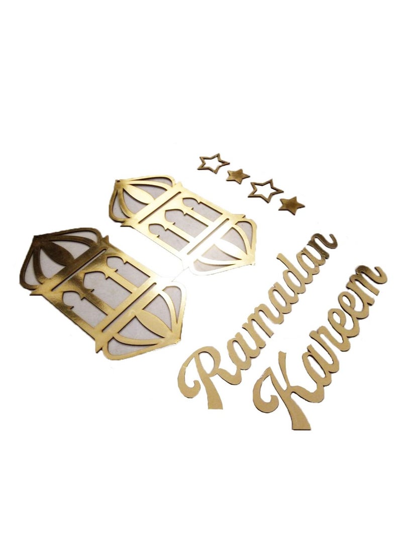 Tableau with Ramadan shapes consisting of 8 pieces of different sizes - Image 1