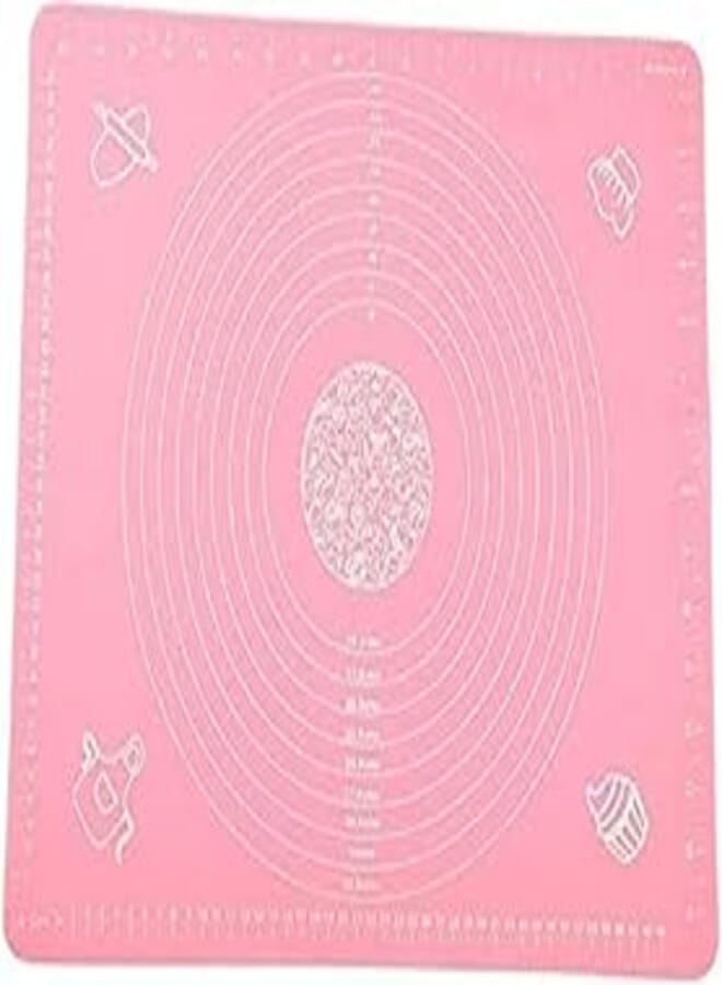 Silicone baking mat for pastry rolling with measurements 40x50