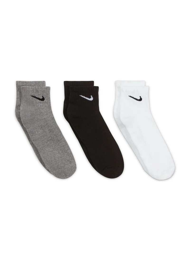 نايكي 3 Pack Cushion Ankle Socks