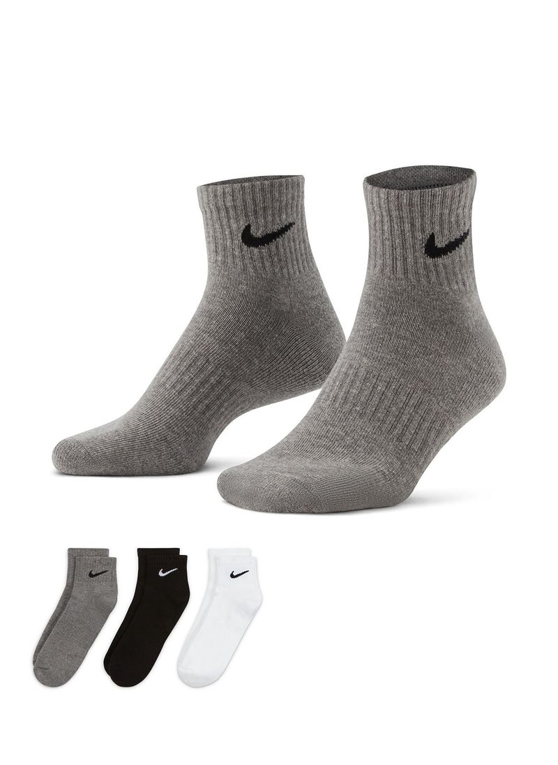 Nike 3 Pack Cushion Ankle Socks  - Image 3