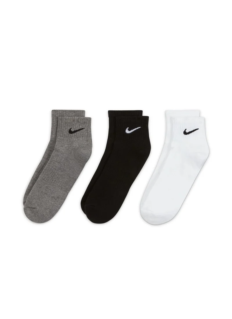 نايكي 3 Pack Cushion Ankle Socks
