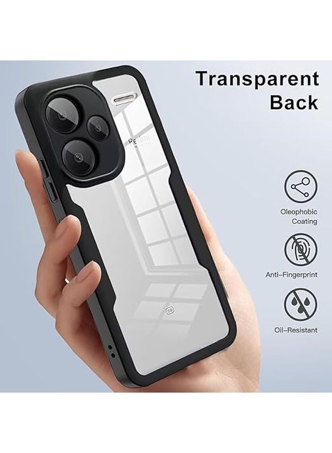 Xiaomi Redmi Note 13 Pro Plus 5G (Pro+) Case Built-in Screen Protector 360-degree all-round protection phone case, shockproof TPU per case - Image 5