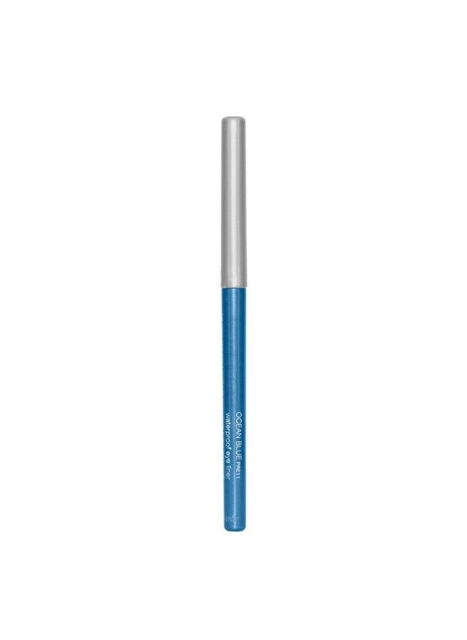 PALLADIO - Retractable Waterproof Eyeliner Richly Pigmented Color and Creamy Slip Twist Up Pencil Eye Liner Smudge Proof Long Lasting Application All Day Wear No Sharpener Required Ocean Blue - Image 1