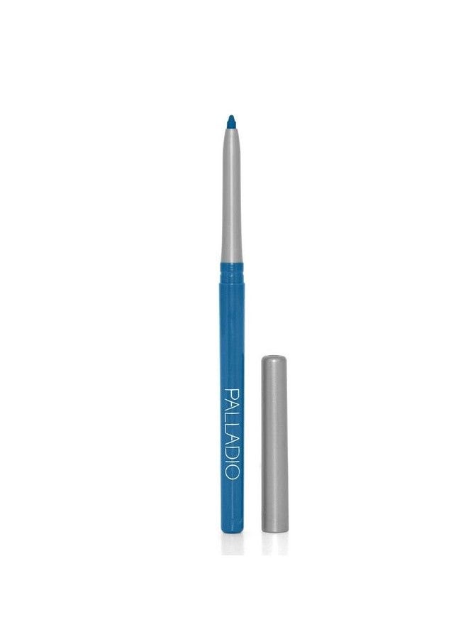 PALLADIO - Retractable Waterproof Eyeliner Richly Pigmented Color and Creamy Slip Twist Up Pencil Eye Liner Smudge Proof Long Lasting Application All Day Wear No Sharpener Required Ocean Blue - Image 1