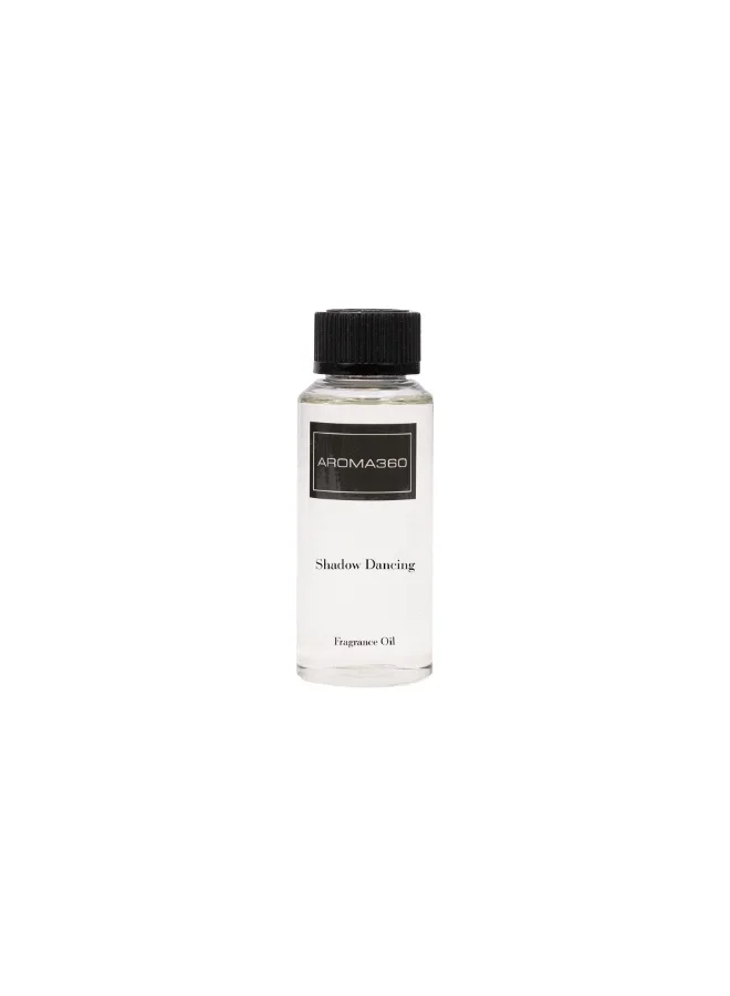 Aroma360 Shadow Dancing Fragrance Oil Blend - Hotel Inspired for Essential Oil Diffusers - Aromatherapy Scent Diffuser Oil - Oud Wood, Rosewood, and Tonka Bean - 50 mL