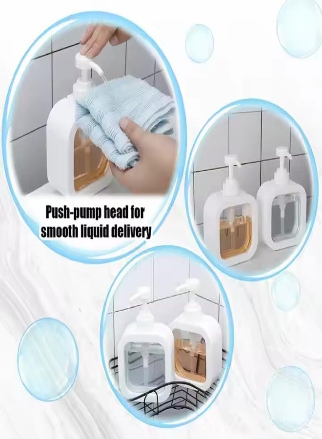 NEVIL ENTERPRISE Handwash Dispenser Soap Dispenser Liquid Soap Dispenser for Wash Basin Hand Wash Bottle for Home Dispenser for Bathroom Pump Bottle Dispenser Handwash Dispenser - Image 5