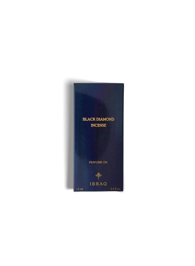 IBRAQ Ibraheem AlQurashi Perfume - Duhn Black Diamond - Incense 15 ml - Image 2
