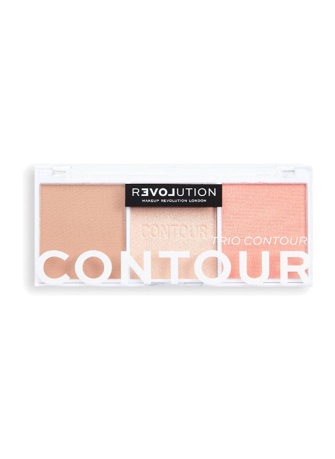 REVOLUTION Revolution Relove Colour Play Contour Trio Palette Sugar  - Image 1