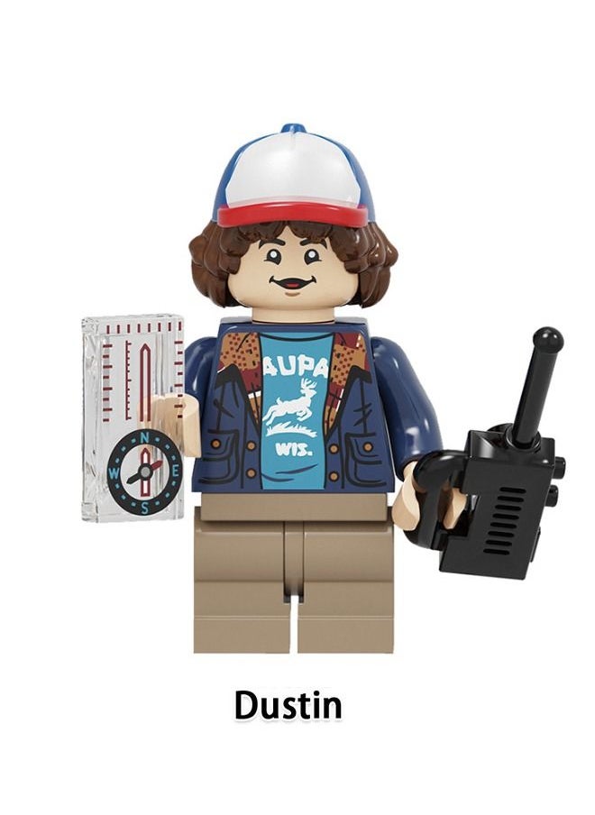 XINH - 4-Piece Stranger Things Mini Figures, High Quality Assembled Block Set, Cartoon Building Blocks Set Small Figures Toys for Collectors and Kids - Image 1