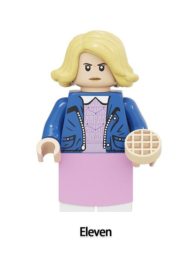 XINH - 4-Piece Stranger Things Mini Figures, High Quality Assembled Block Set, Cartoon Building Blocks Set Small Figures Toys for Collectors and Kids - Image 1