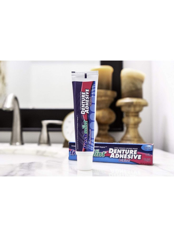 Freshmint F Freshmint 2 Oz. Denture Adhesive, Zinc Free With Natural Beeswax. - Image 3
