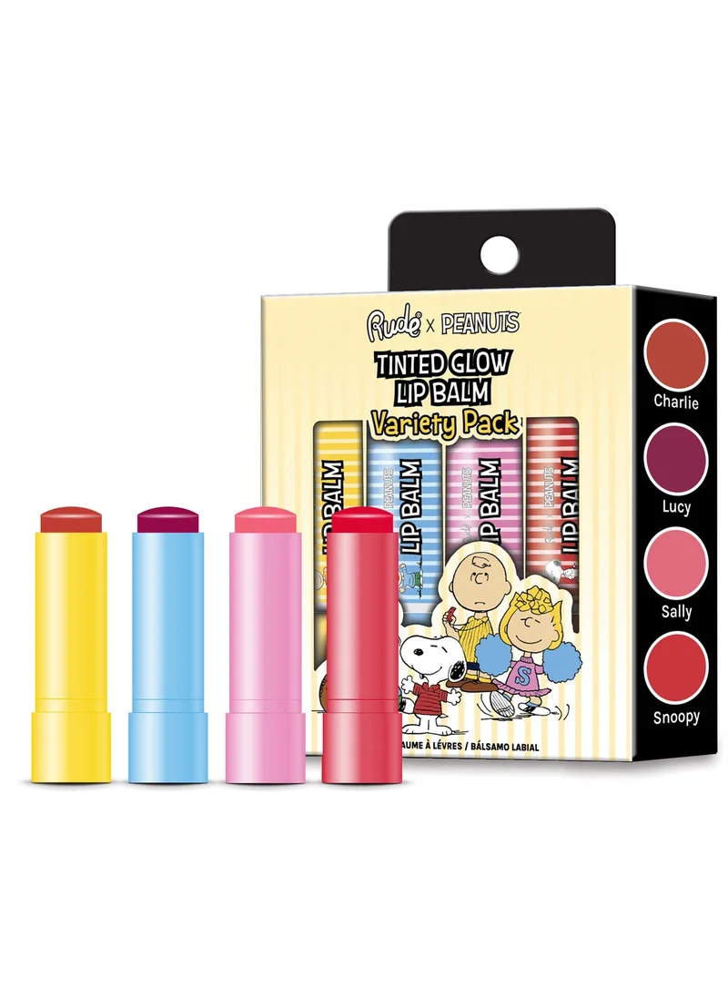 Rude Rude Peanuts Lip Balm Variety Pack