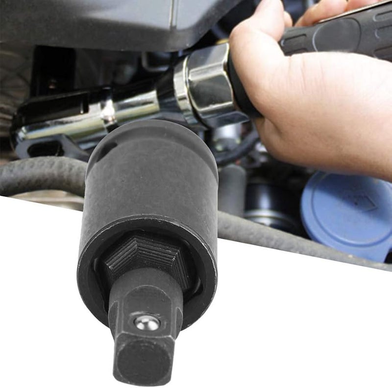 محول مقبس فولاذي هوائي عالمي مقاوم للصدمات مقاس 1/4 - Image 5