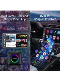 Carlinkit 8G+128GB CarlinKit CarPlay Ai TV Box LED Plus Android13 QCM 6225 8-Core Wireless CarPlay Android Auto For Wired CarPlay 4GLTE  - Image 4