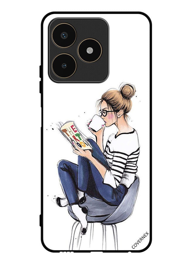 Covernex جراب حماية لــ Realme C53 قراءة كتاب الفن - Image 1