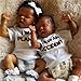 GYCV Reborn Baby Dolls Twins Black 18 Inch Newborn Baby Dolls Twins Boy and Girl Realistic Newborn Baby Doll Black Dark Skin Baby Dolls Soft Body Lifelike Sleeping Reborn Baby Toy Set for Kids - Image 4