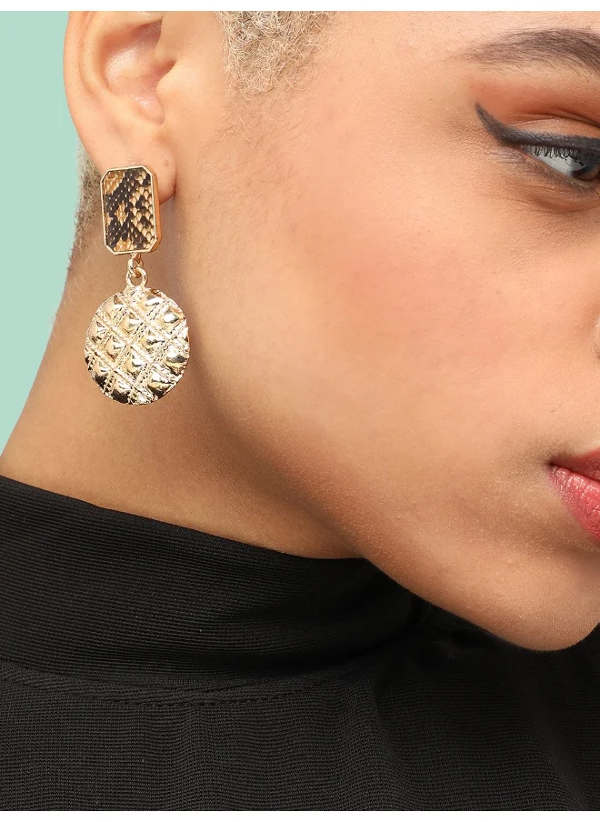 SOHI Ethnic Drop Earrings