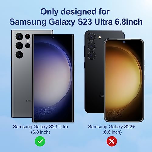 LK 3 Pack for Samsung Galaxy S23 ultra Screen Protector [Not Glass] [Support Fingerprint Unlock] Touch Sensitive, Anti-Scratch 3D Curved Max Coverage Screen Protector for Samsung Galaxy S23 Ultra - Image 2
