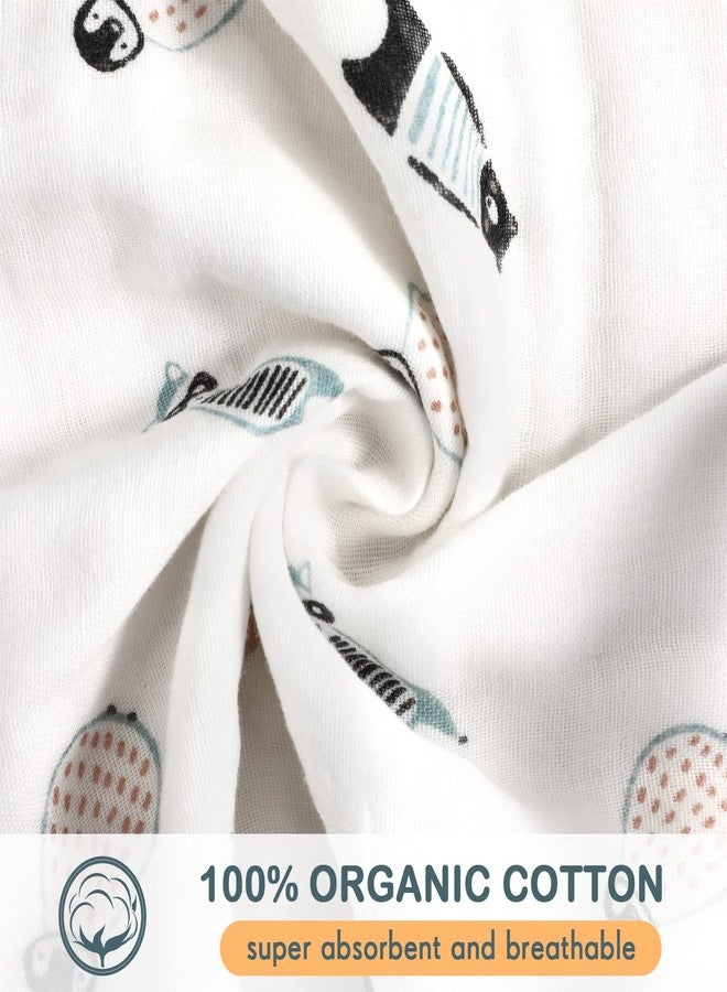 Chumia 20 Pack Baby Muslin Burp Cloths Baby Wash Cloths with Sensitive Skin 6 Layer Cotton Face Towels Bath Towel Absorbent for Toddler Kids Shower，10 x 10 Inch - Image 3