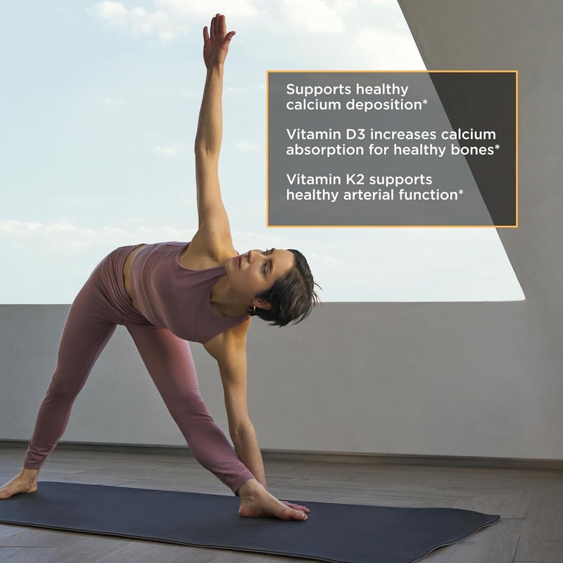 Integrative Therapeutics K2  D3  Supplement for Heart Health  Bone Strength  Daily Vitamins for Calcium Absorption  Supports Vitality  DairyFree  GlutenFree  60 Count 60 Servings - Image 5