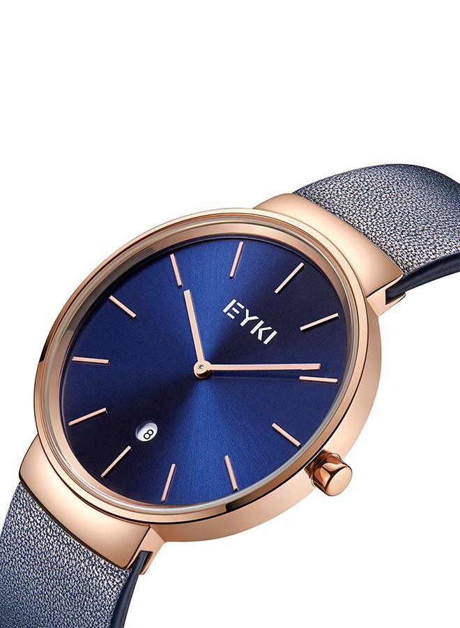 Eyki Quartz Wrist Watch for Women, 29mm Small Dial, Couple Watch, 30M Waterproof, Lightweight & Comfortable, Ideal Gift - Image 4