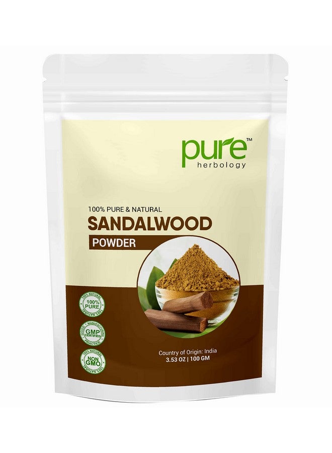 بيور هربولجي مسحوق خشب الصندل النقي والطبيعي ومسحوق ملتاني ميتى للوجه وتبييض البشرة وقناع الوجه والعناية بالبشرة (عبوة من قطعتين، كل منها 100 جرام) - Image 3