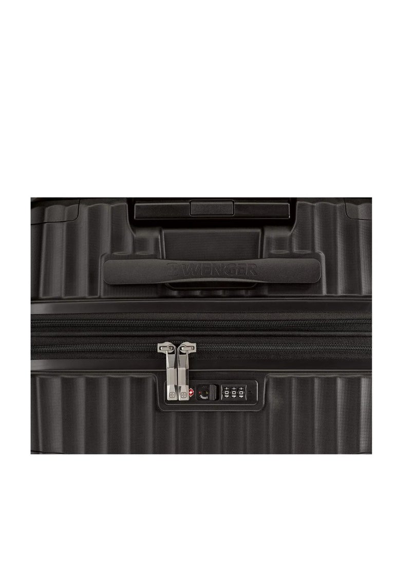 Wenger Optimo Hardside Expandable 70cm Check-In Luggage Trolley Black- 653313 - Image 5