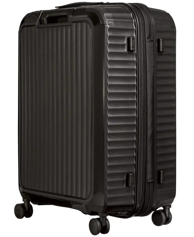 Wenger  Wenger Optimo 70cm Black Cabin Trolley With 4 Spinner Wheels, PP Hard Shell, TSA Lock, Scratch-Resistant Texture, 3-Point Locking, Organized Interior, 5-Year Warranty  | Best Price UAE