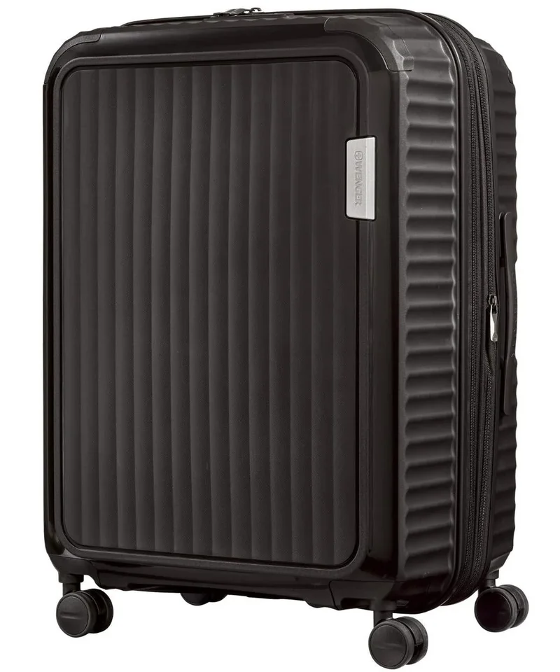 Wenger  Wenger Optimo 70cm Black Cabin Trolley With 4 Spinner Wheels, PP Hard Shell, TSA Lock, Scratch-Resistant Texture, 3-Point Locking, Organized Interior, 5-Year Warranty  | Best Price UAE