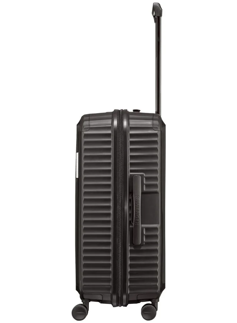 Wenger  Wenger Optimo 70cm Black Cabin Trolley With 4 Spinner Wheels, PP Hard Shell, TSA Lock, Scratch-Resistant Texture, 3-Point Locking, Organized Interior, 5-Year Warranty  | Best Price UAE