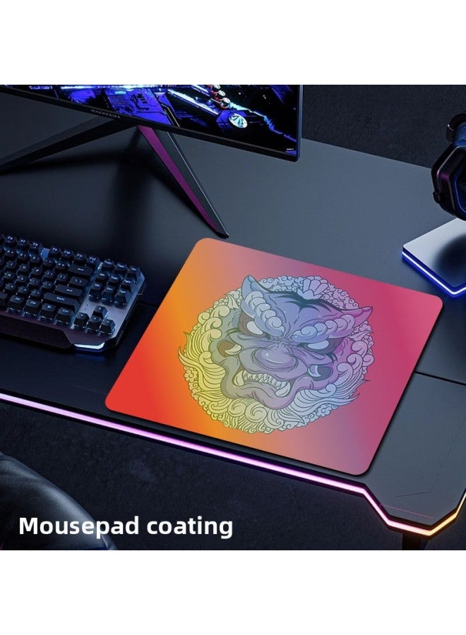 Firewire Competition Streamers Rainbow Magic Coated Coated Game Super Large Small Size Mouse Pad No Edge Fps E-Sports-Color:400*450*4-Pattern:21  - Image 1