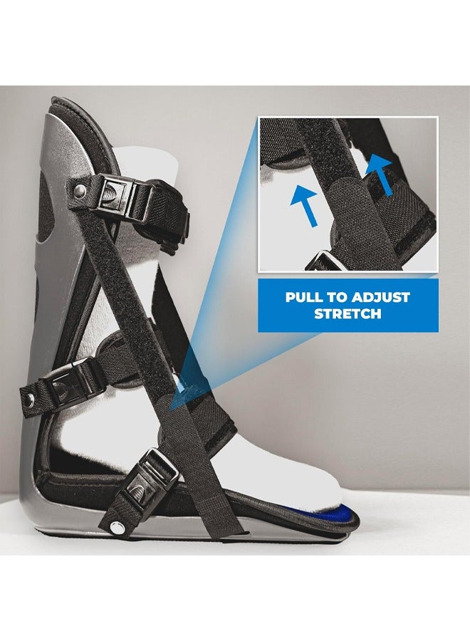 Bukela Adjustable Night Splint - Plantar Fasciitis, Achilles Tendon, Heel Spur, and Foot Pain Relief Stretching Boot for Men and Women  - Image 5