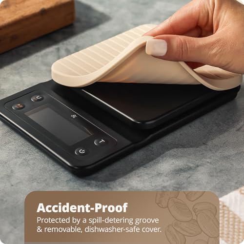 Greater Goods 0.1g Precision Coffee Scale with Timer – 3kg Digital Scale for Pour-Over, Espresso, French Press, Kitchen Use (Birch) - Image 5