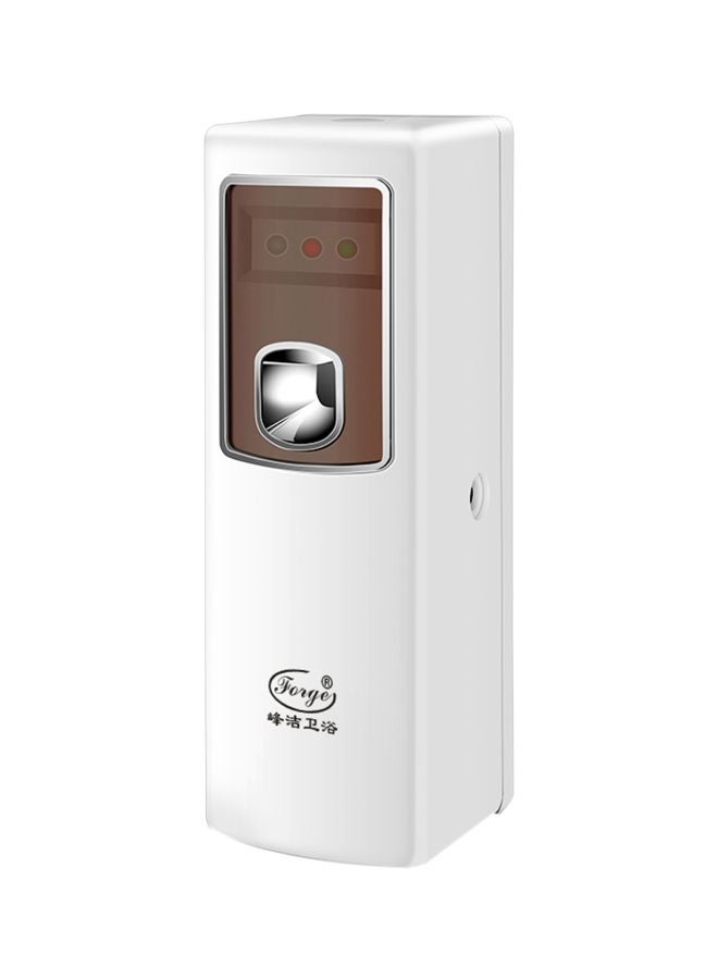 NIBEMINENT Automatic Air Freshener Spray Dispenser White/Brown - Image 1