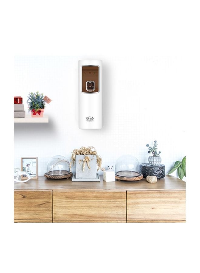 NIBEMINENT Automatic Air Freshener Spray Dispenser White/Brown - Image 3