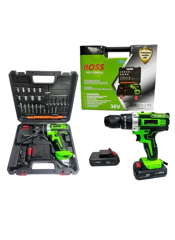 BOSS NEO POWER - Cordless impact drill with 2x2.0 Ah Battery 36v - Image 1